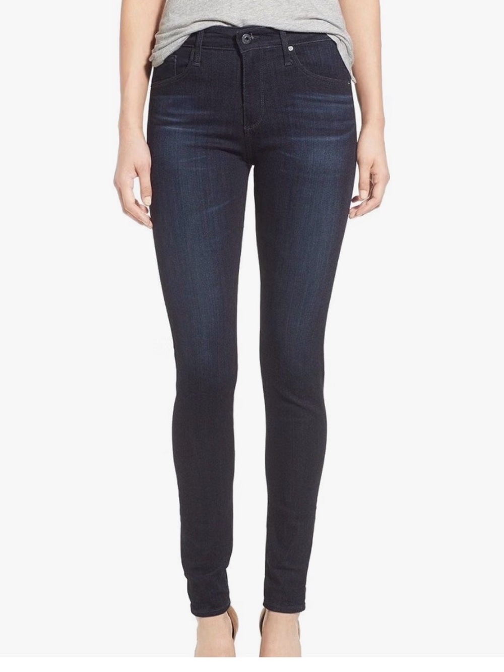 AG Adriano Goldschmied Womens Farrah Skinny Jean- high rise 29 R